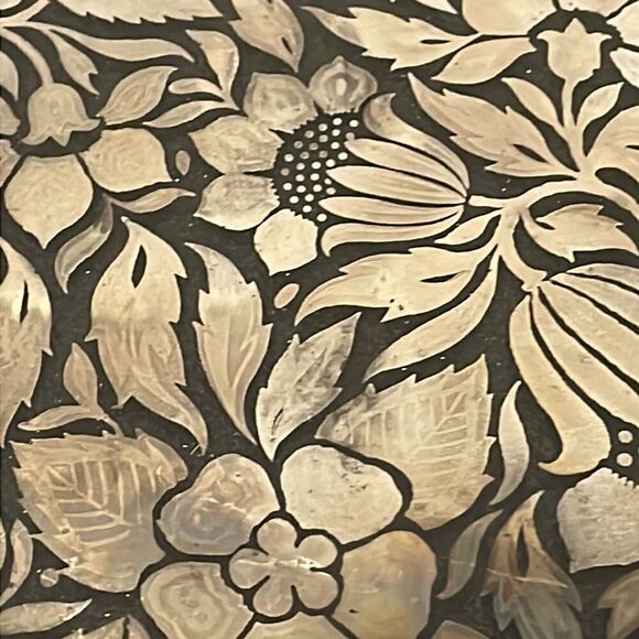 Vintage square dish with a floral print - Picture 5 of 5